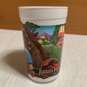 1992 Jurassic Park McDonald’s Triceratops Collector Cup